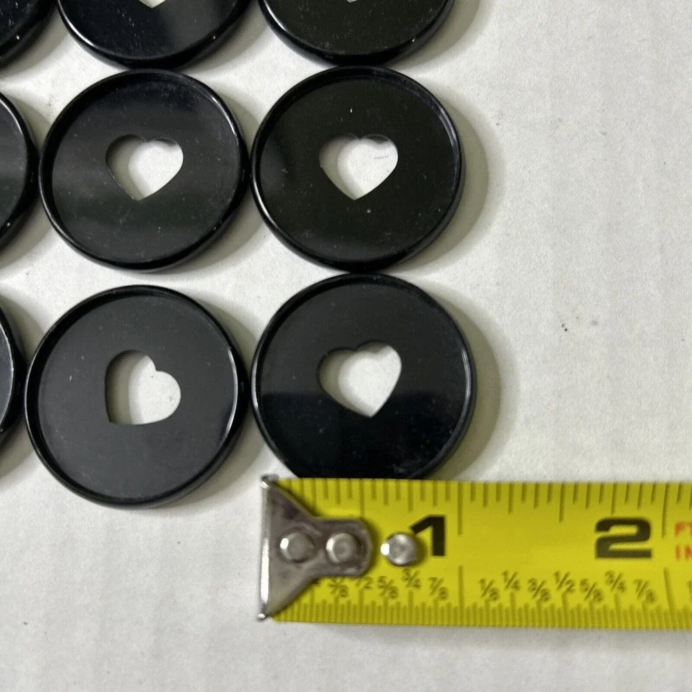 Happy Planner Discs Black Plastic lot of 9 Classic Planner size
